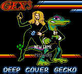 Gex 3 - Deep Cover Gecko (Europe) (En,Fr,De,Es,It) Title Screen